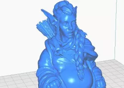 Female Elf Archer Buddha (Mythology Collection)