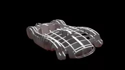 Ferrari Testa Rossa 250  Section Model