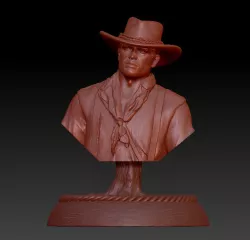 Figure similar to arthur morgan bust