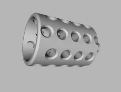 Fire / Gun Flash Damper / Muzzle Brake for Grimmindustries Colonial Blaster