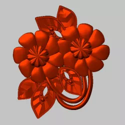 flower, pink STL file