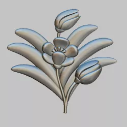 flower, pink STL file