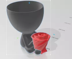 Flowerpot Robert ROSE (Flowerpot Robert Rouse)