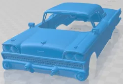 Ford Fairlane 500 Galaxie Skyliner 1959 Printable Body Car
