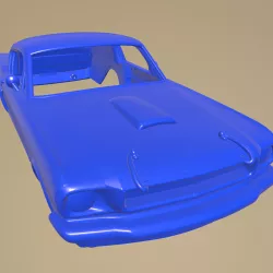 Ford Mustang Fastback 1965 Printable Car Body