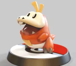 Fuecoco - SCARLET & VIOLET- FAN ART - POKÉMON FIGURINE -POKEMON