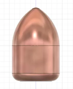 Full Scale 9mm Bullet Model