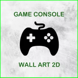 GAME CONSOLE WALL ART 2D