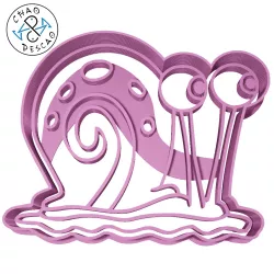 Gary the Snail - Spongebob - Cookie Cutter - Fondant