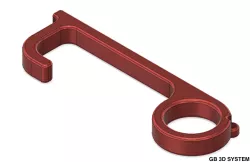 GB 3D - Hands Free - Door Pull Opener - Button Press