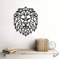 Geometric Lion Wall Art
