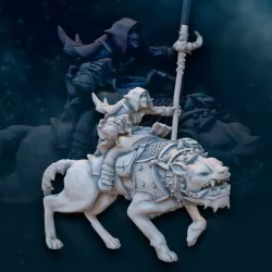 Goblin Shaman on Warg - Mounted | Goblins of the Cave | Fantasy