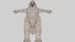 Godzilla 2014 Rigged
