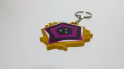 Halo Infinite Onyx Rank Keychain