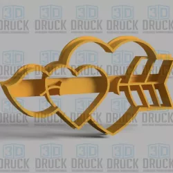 Heart Arrow Cookie Cutter