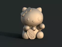 HELLO KITTY MANEKI NEKO LUCKY CHARM
