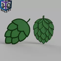 Hop" coaster under bock