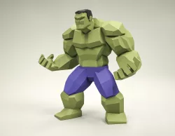 Hulk low poly