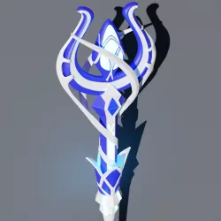 Hydro Abyss Mage wand (Genshin Impact)