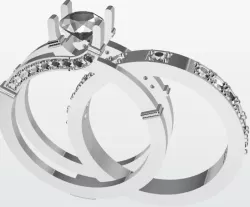 Interlocking ring set