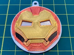 Iron Man Emoji Keychain