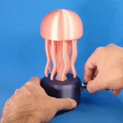Jellyfish Swimming - Mechanical Interactive Art