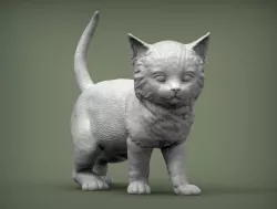 kitty 3D print model