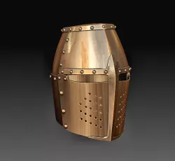 Knight helmet