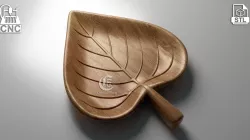 Leaf Shaped Tray - 3D STL Files for CNC and 3D Printer