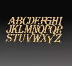Letters of the alphabet