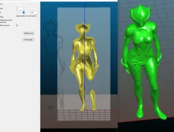 Lotus from Warframe - Remix - repaired and resized to 6" scale
