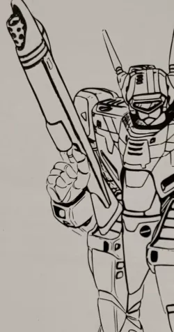 Macross 1/60 scale Proto Gatlin Gun