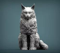 Maine Coon 3D print model