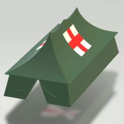 Military tent 1/72