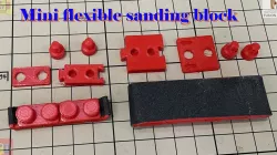 mini flexible sanding block (upgraded version)