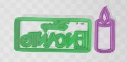 Movie cookie cutter charm