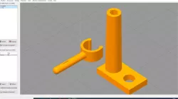 Neon tube support