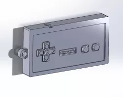 NES Controller Keychain