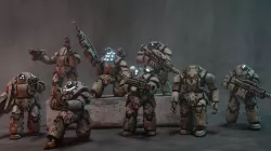 Nyx power armour hard suit