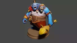 Ogre Magi from Dota2 Printable 3D model