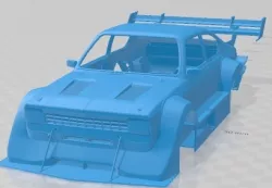 Opel Kadett C GT-R V8 Printable Body Car