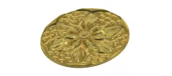 Organic real 3D Relief Round Rope Rosette For CNC building decor ceiling or wall mounting for decoration "ceiling-decor-09" 3d print