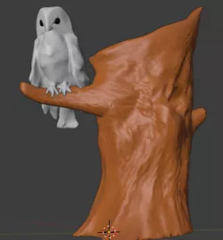Owl resting.