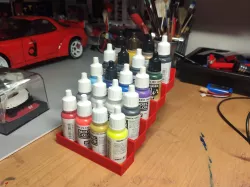paint bottle stand - paint bottle stand - vallego - airbrush - airbrush - airbrush