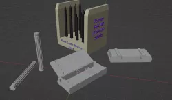 PaK 40 Shellblock and case set