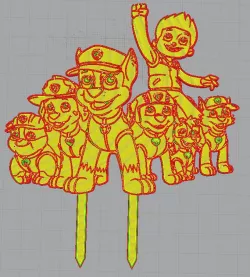Paw Patrol Topper