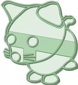 Pink Cat Cookie Cutter