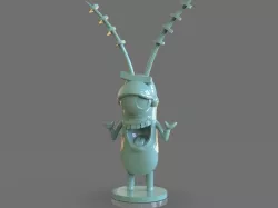 Plankton Arttoy Sculpture
