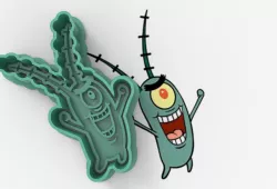 Plankton! Sponge Bob, SpongeBob cookie cutter/cutter