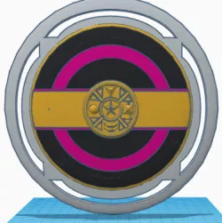 Power Rangers Zeo Ranger Pink Cosplay shiled